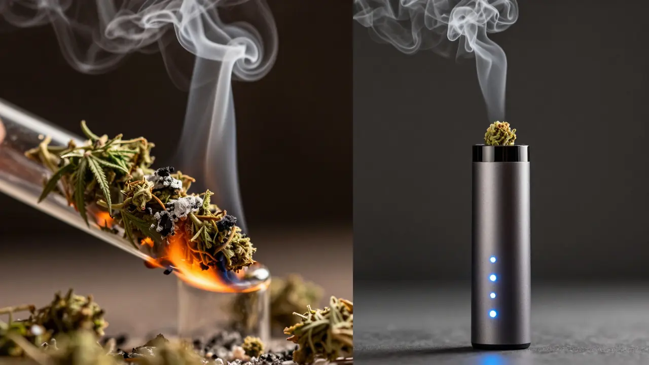 Kouření vs. Vaping CBD květu: Co je lepší pro vaše zdraví?