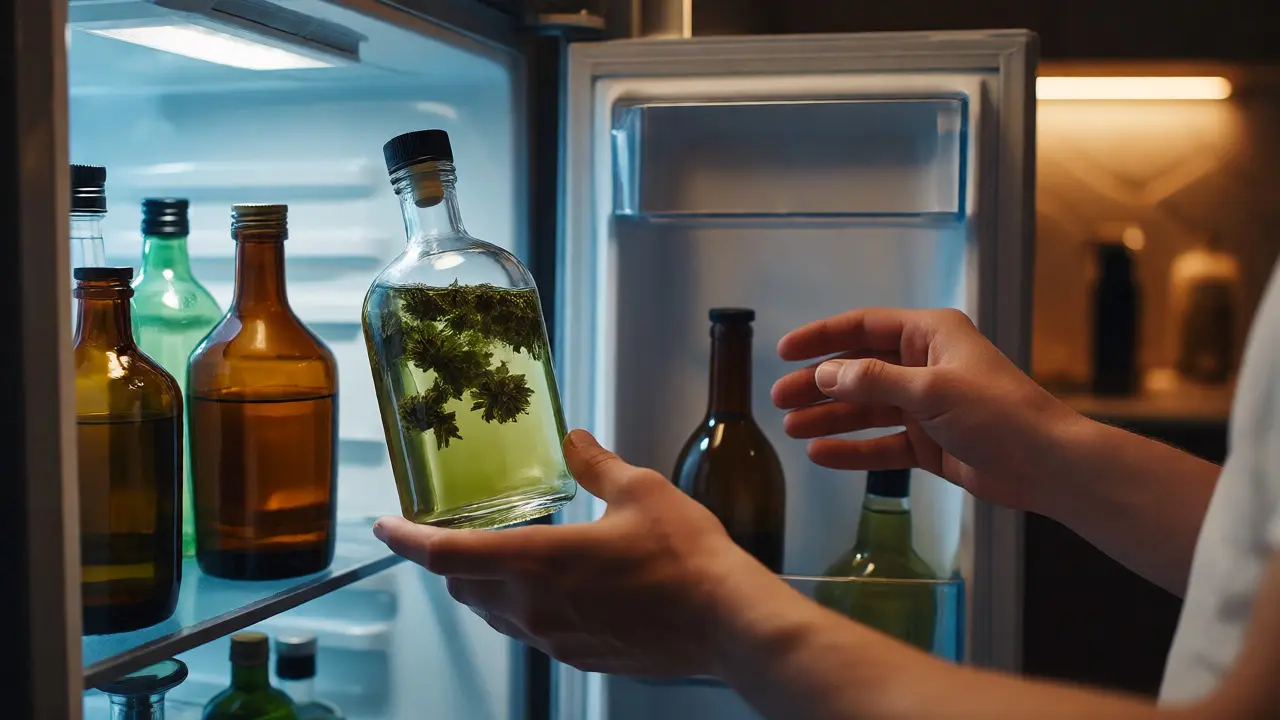 Infuzovaný alkohol a konopí: Musí se chladit? Kompletní průvodce skladováním